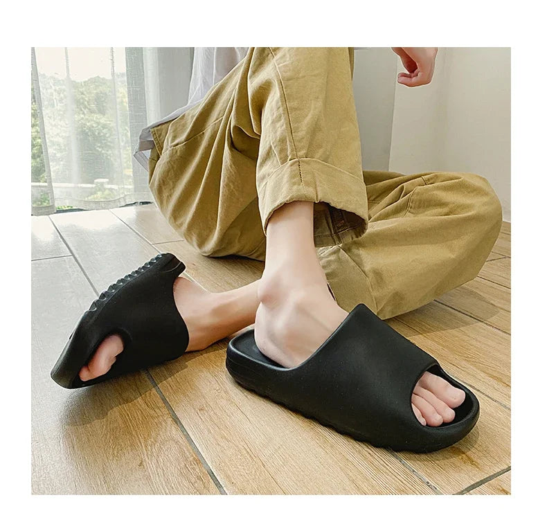 EVA Non-Slip Platform Slide Sandals – Indoor Outdoor Shower Slippers
