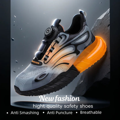 Cartmela Steel Toe Safety Shoes for Men – Breathable