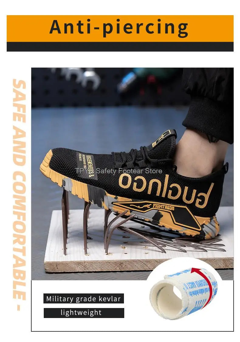 Safety Shoes for Men – Breathable, Anti-Puncture