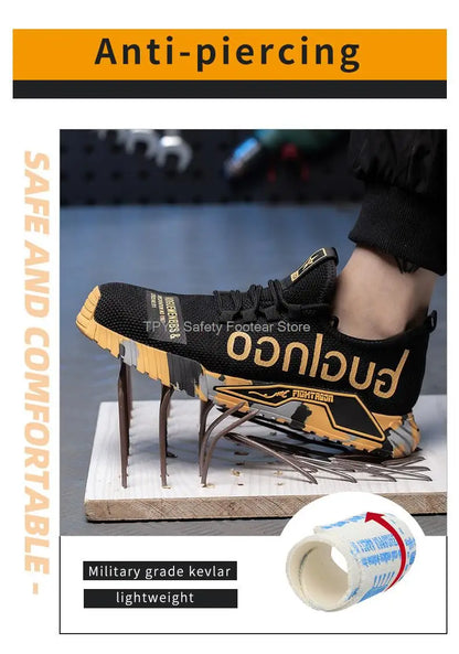Safety Shoes for Men – Breathable, Anti-Puncture