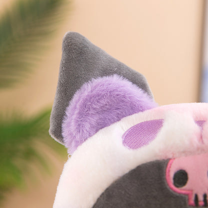 Sanrio 25cm Plush Toy – Kuromi & Cinnamoroll Soft Stuffed Doll Pillow for Kids