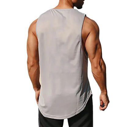 Men's Gym Tank Top – Quick-Dry Sleeveless Workout Shirt