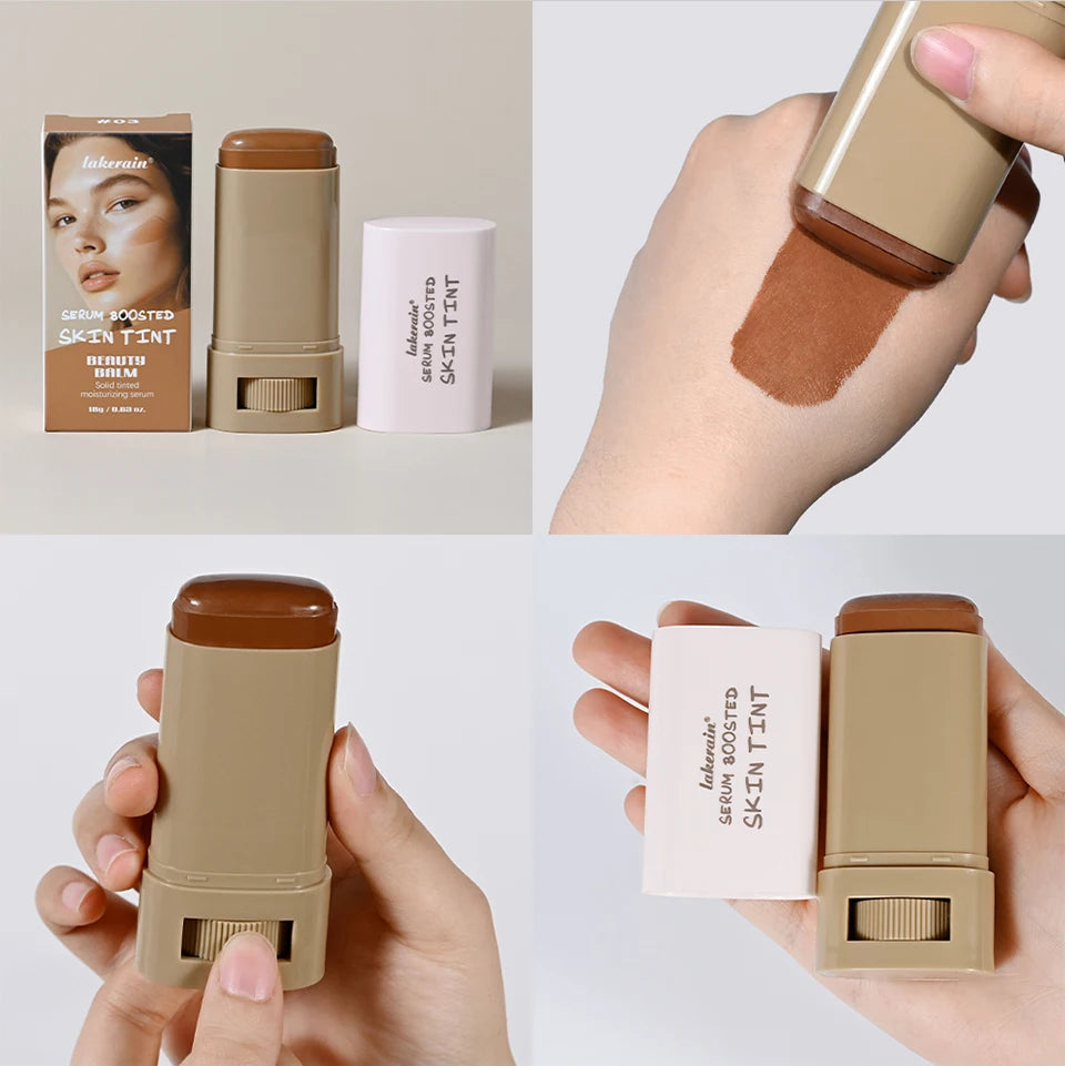Serum Stick Foundation – High Coverage Skin Tint & Plumping Balm