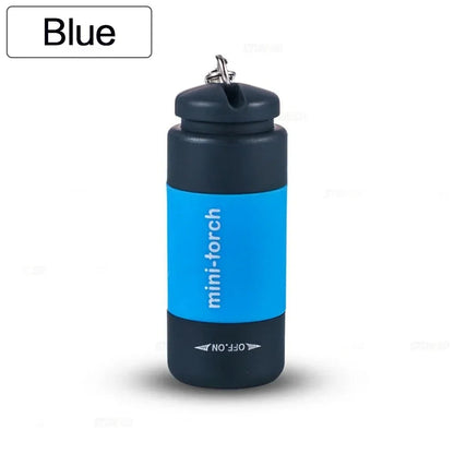 USB Rechargeable LED Pocket Flashlight – Mini Keychain, Waterproof