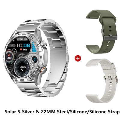 Solar 5 Voice Calling Smartwatch – AMOLED Display