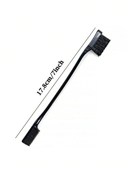 3pcs Hair Styling Comb Set – Edge Brush, Rat Tail & Detangling Tool