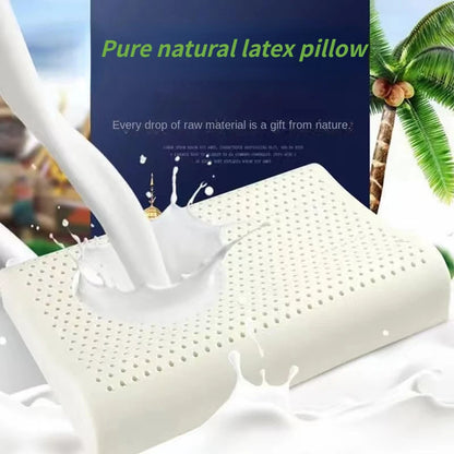 Natural Latex Orthopedic Pillow | Massage Sleep Support Cushion