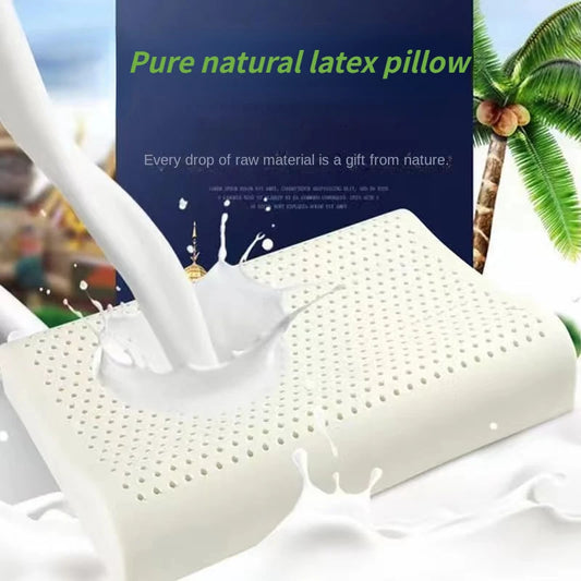 Natural Latex Orthopedic Pillow | Massage Sleep Support Cushion