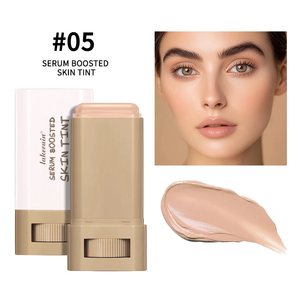 Serum Stick Foundation – High Coverage Skin Tint & Plumping Balm