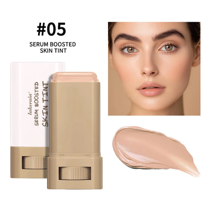 Serum Stick Foundation – High Coverage Skin Tint & Plumping Balm