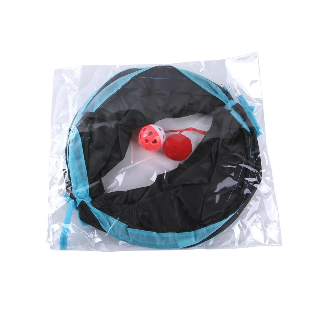 Cat S-Tunnel Foldable Toy – Indoor Fun for Curious Cats