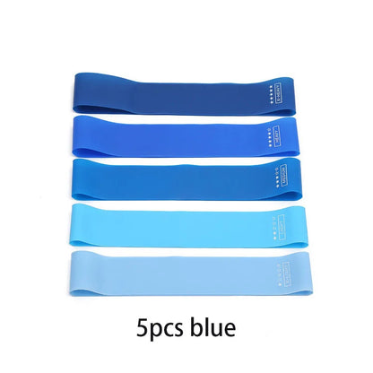 5PCS Resistance Bands Set – Elastic Fitness Bands for Yoga & Workout