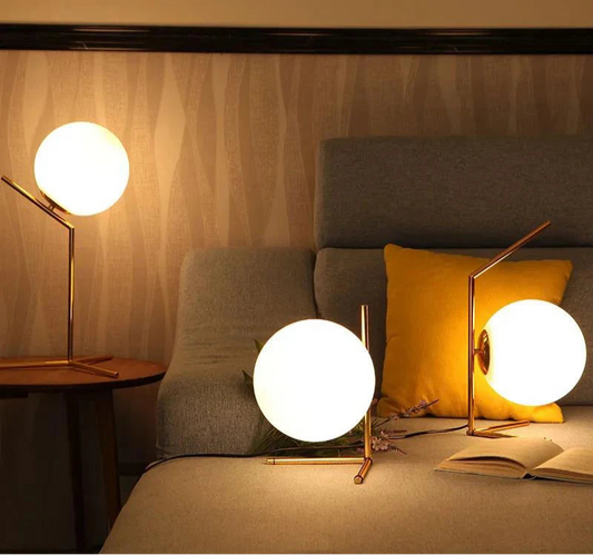 Modern Glass Ball Table Lamp