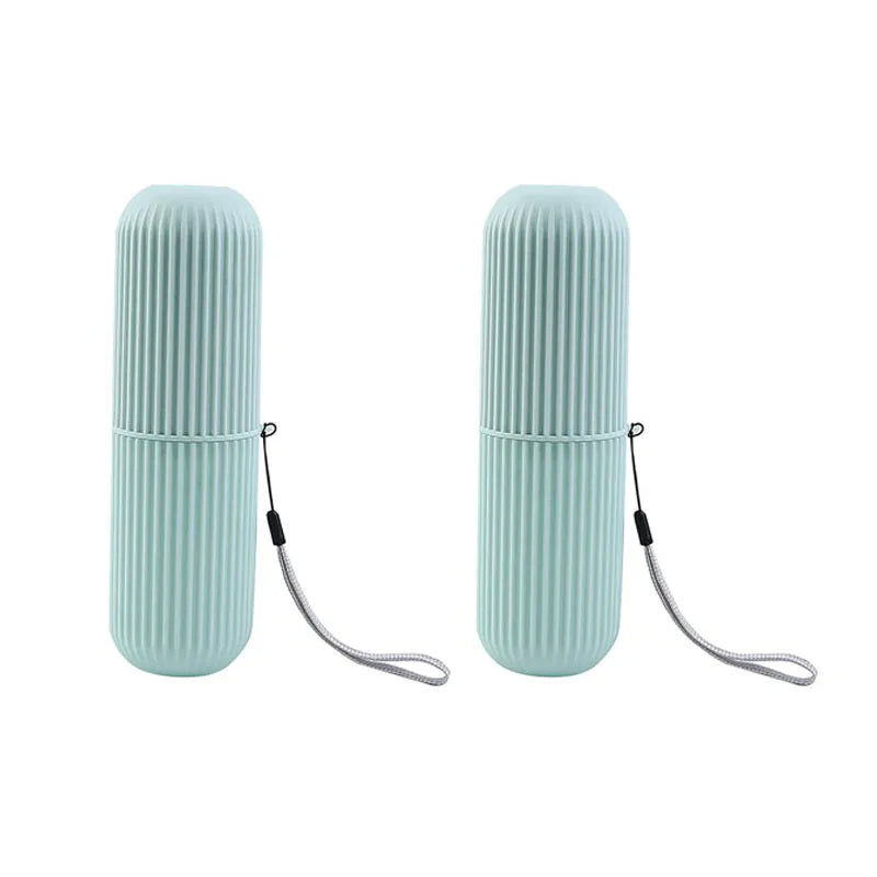 Travel Toothbrush & Toothpaste Holder – Portable Storage Case