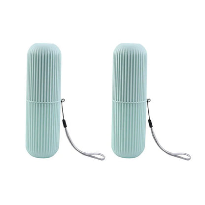 Travel Toothbrush & Toothpaste Holder – Portable Storage Case