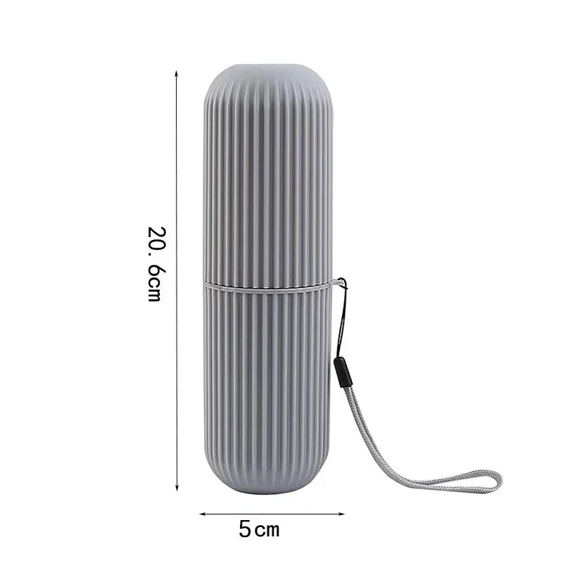 Travel Toothbrush & Toothpaste Holder – Portable Storage Case