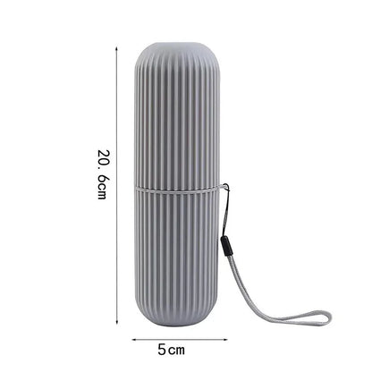Travel Toothbrush & Toothpaste Holder – Portable Storage Case