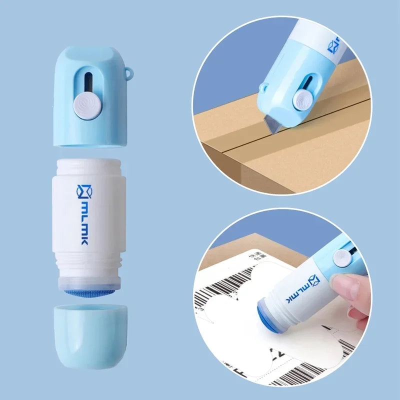 2-in-1 Thermal Paper Eraser & Mail Opener – Privacy Protection Tool