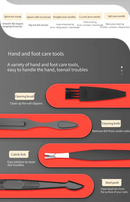 Nail Clipper & Manicure Set – Beauty Tools for Hand & Foot Care