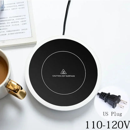 Electric Coffee Mug Warmer – 80°C Heating Plate for Desk Use