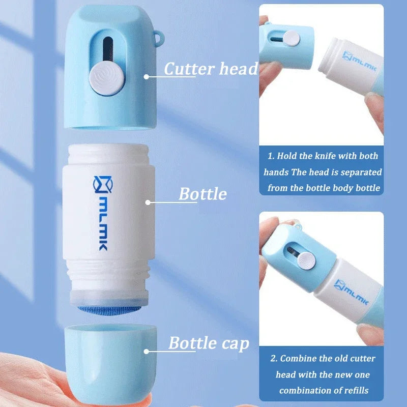 2-in-1 Thermal Paper Eraser & Mail Opener – Privacy Protection Tool