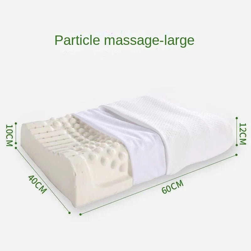 Natural Latex Orthopedic Pillow | Massage Sleep Support Cushion