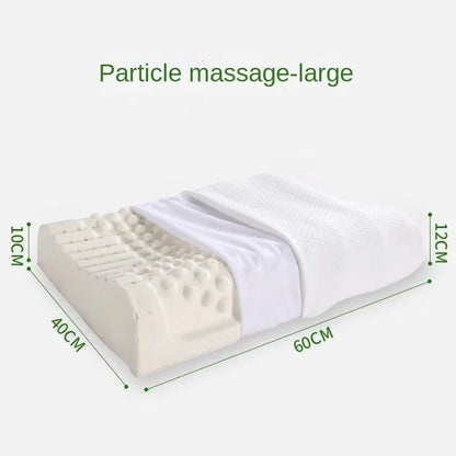 Natural Latex Orthopedic Pillow | Massage Sleep Support Cushion