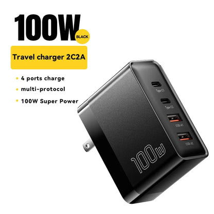 100W GaN USB-C Charger – PD & QC Fast Charging Adapter