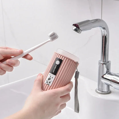Travel Toothbrush & Toothpaste Holder – Portable Storage Case