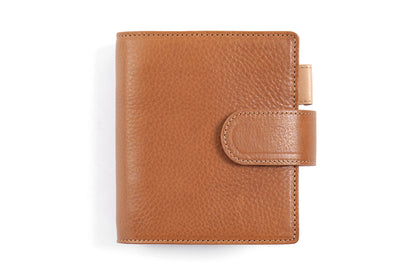 Pocket/A7 Ring Planner – 25mm Vegetable Tanned Leather Organizer