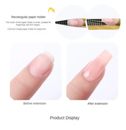 French Nail Form Tips – Acrylic UV Gel Extension Guide Stickers