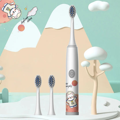 Kids Electric Toothbrush Cartoon Design