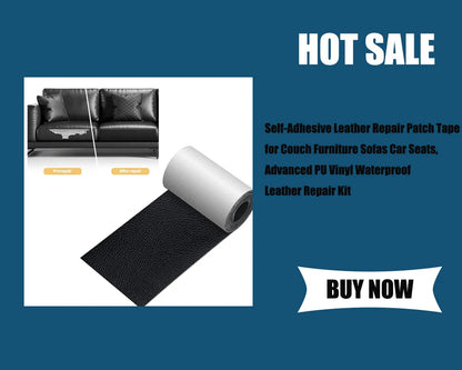 Self-Adhesive Leather Repair Tape – DIY Patch for Furniture & More