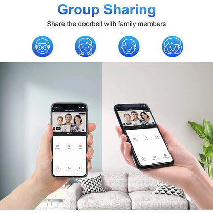 Cartmela 1080P WiFi Smart Video Doorbell | Wireless Home Security Camera