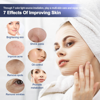 7-Color LED Photon Therapy Device – Skin Rejuvenation & Facial Care