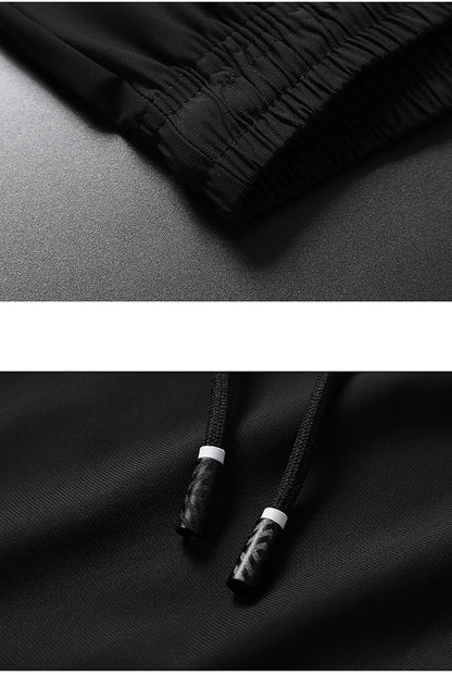 Cartmela Korean‑Style Ice Silk Jogger Pants