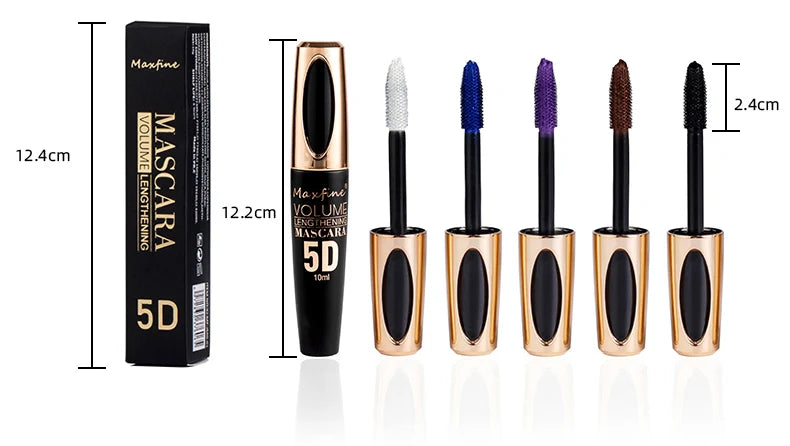 5D Silk Mascara – Long-Lasting Waterproof Volumizing Eye Makeup