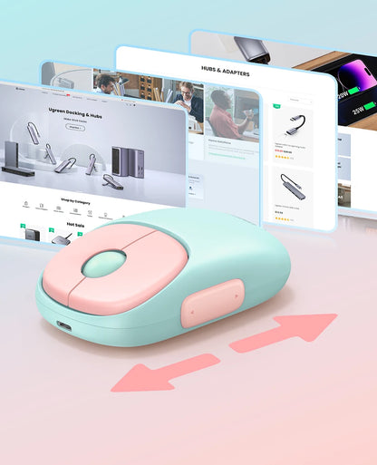 Wireless Bluetooth 5.0 Mouse – 4000 DPI Rechargeable for Laptop