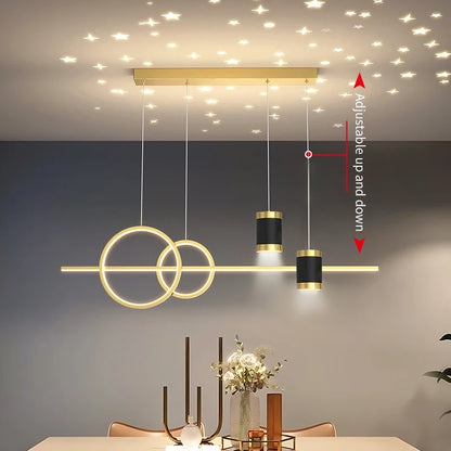 100cm Modern LED Pendant Light – Long Strip Dining Table Fixture