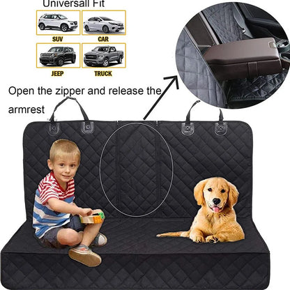 Waterproof Dog Car Seat Cover – Nonslip Rear Protector Mat