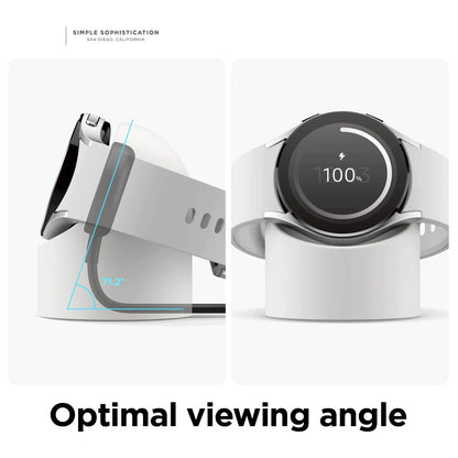 حامل شاحن سيليكون لساعة Galaxy Watch 3/4/5/Pro مقاس 40–46 مم