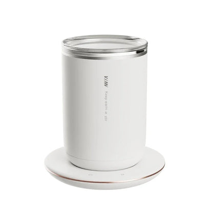 2-in-1 Magnetic Stirring Mug – USB Coffee Warmer & Mixing Cup
