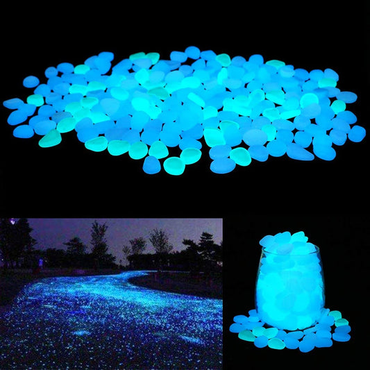 500pcs High Brightness Luminous Stones for Garden & Decor