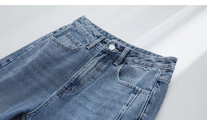 Women’s Vintage Loose Wide Leg Denim Jeans – Casual Spring Pants