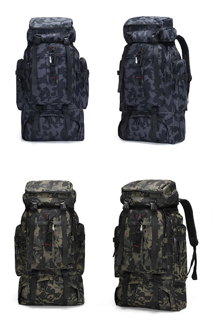80L Large Capacity Waterproof Camouflage Outdoor Backpack