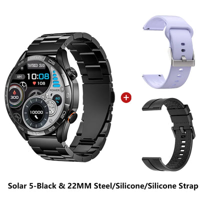 Solar 5 Voice Calling Smartwatch – AMOLED Display