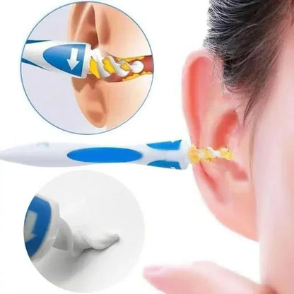 Soft Silicone Ear Wax Remover Tool with 16 Replacement Tips
