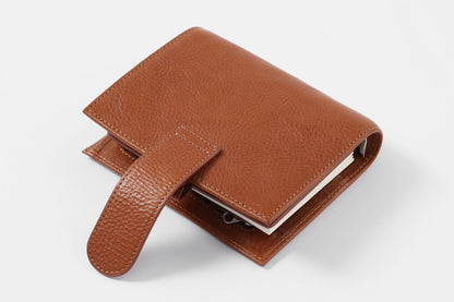 Pocket Size Rings Planner – Full Grain Vegetable Tanned Leather