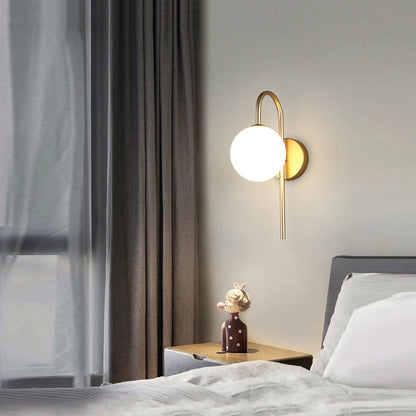 Interior LED Wall Lamp with G9 Bulb – Black & Gold Wall Sconce