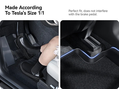 2025 Model Y Floor Mat Set – Waterproof TPE Trunk & Liner Mats